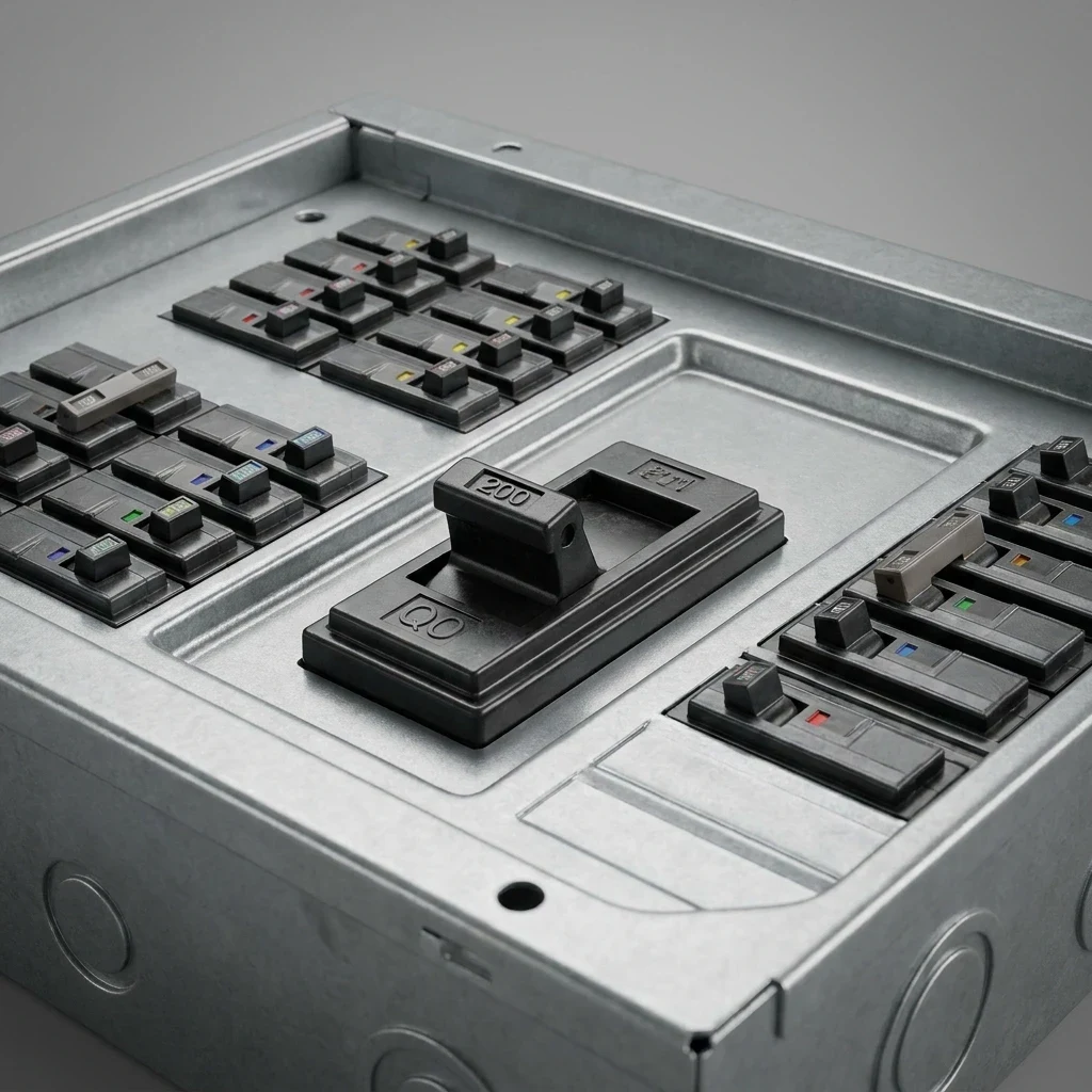 Square D QO 200A Main Breaker Panel - Image 3